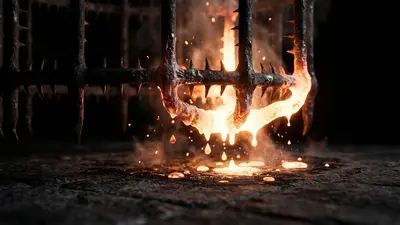Кадр із кліпу «Попіл і Залізо»