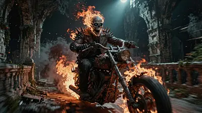 Кадр із кліпу «Примарний Вершник»